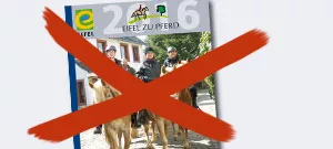 Eifel zu Pferd-Broschüre durchgestrichen