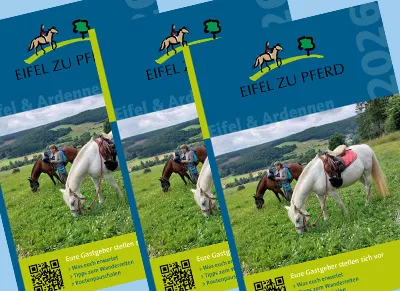 3 Broschüren Eifel zu Pferd 2026